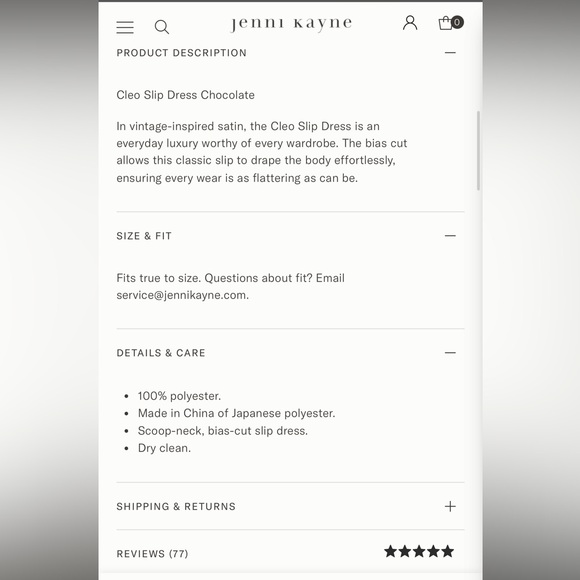 Jenni Kayne Cleo Slip Dress - Picture 5 of 5